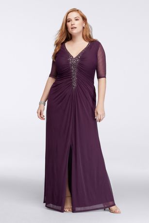 Mother of Bride Dresses with Ruching